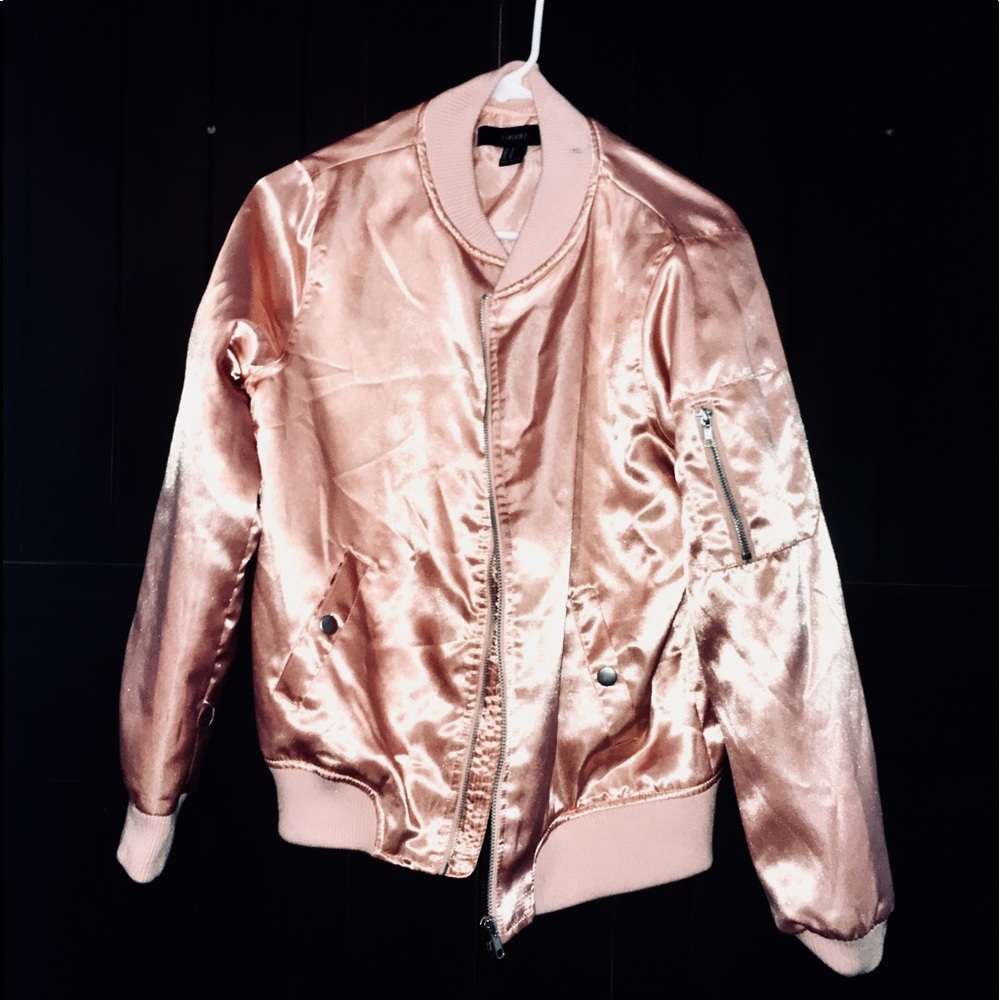 Light Pink Bomer Jacket